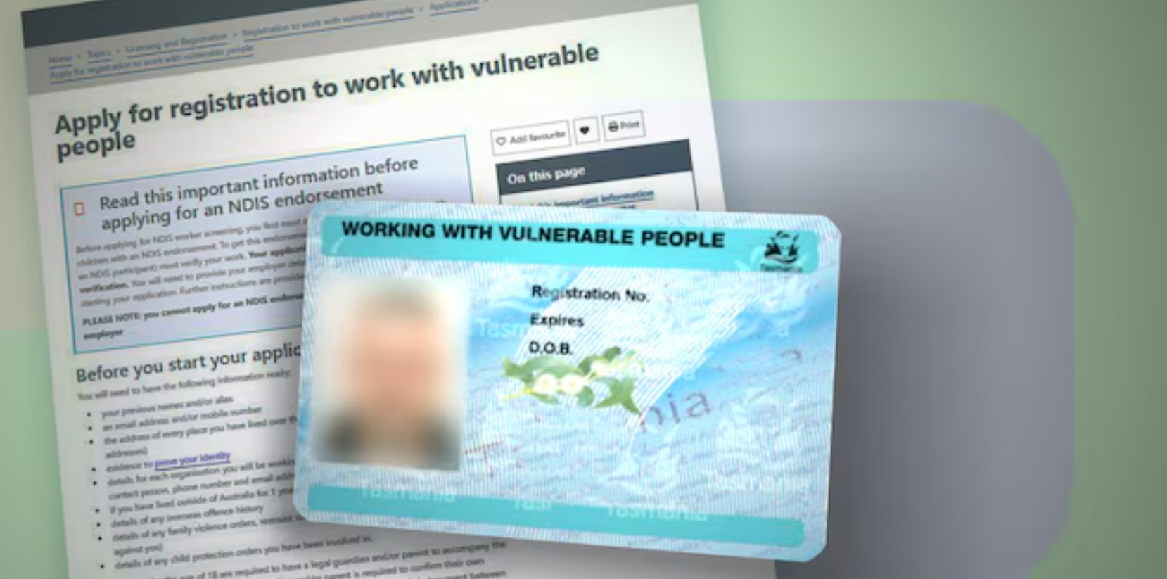 WWVP Card – the first line of defence against Child Sexual Abuse